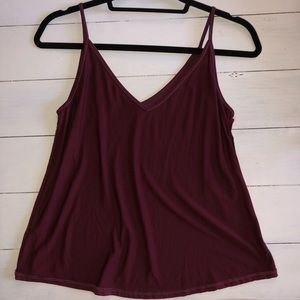 Maroon tank top